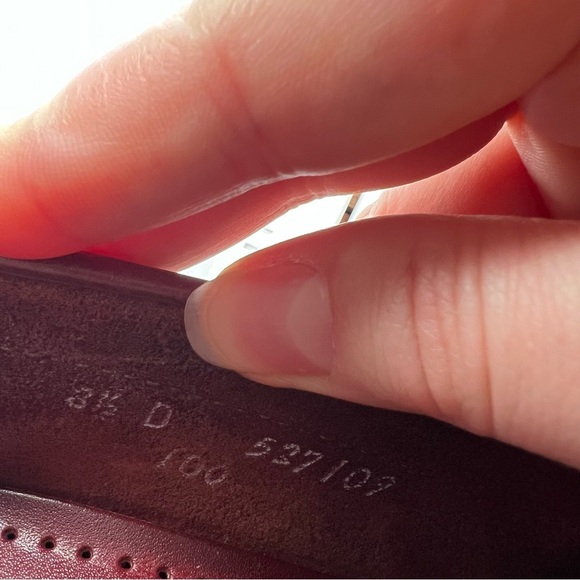 Nordstrom Burgundy Kiltie Tassel Loafers USA Mens 8 1/2 D 527109 - Picture 9 of 11